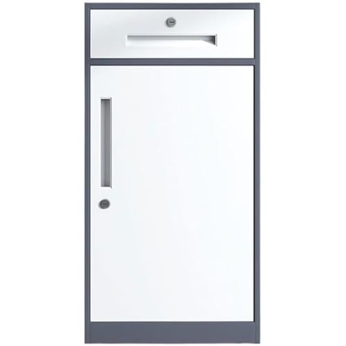 Büroschrank mit Schubladen, 85 cm hoher Akten-Organizer, großes Fassungsvermögen, Stahlschrank für Zuhause/Büro, dickes, kaltgewalztes Metall von Generisch