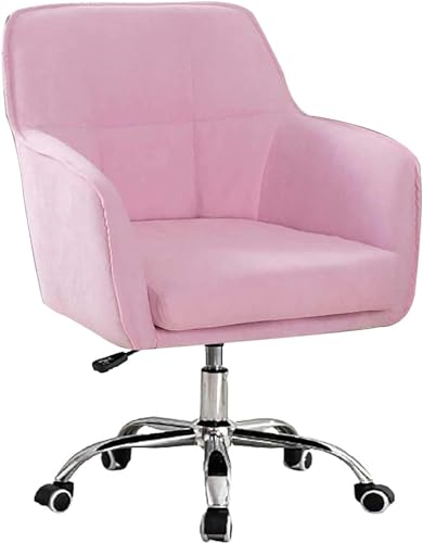 Bürostuhl, ergonomischer Computerstuhl, Rückenlehne, Bürostuhl, Drehtisch und Stuhl, höhenverstellbar, Gaming-Stuhl (Farbe: Rosa) von Generisch