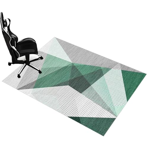 Bürostuhl-Matte, strapazierfähig, rutschfest, rechteckig, für Teppich- und Hartholzböden, ideal zum Rollen von Schreibtischstühlen, Gaming und Büro von Generisch