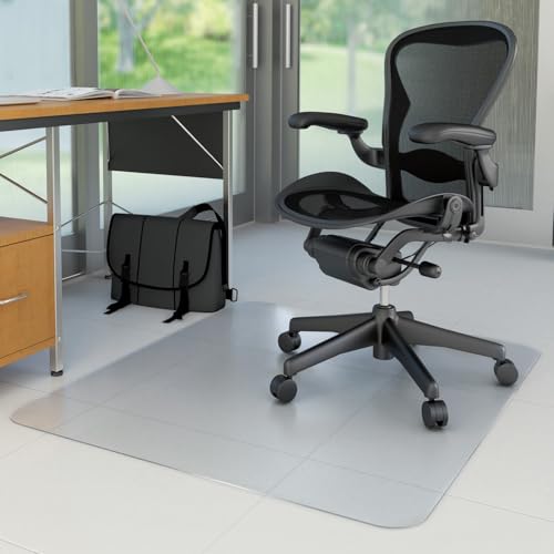 Bürostuhl Unterlage, rutschfest Bodenschutzmatte, Rechteckig Schutzmatte, Kratzfest Stuhlmatte für Hartböden, Hohe Dichte, Leicht Zu Reinigen Bürostuhl Unterlage, rutschfest Bodenschutzmatte, Rechteckig Schutzmatte, Kratzfest Stuhlmatte für Hartböden, Hohe Dichte, Leicht Zu Reinigen von Generisch