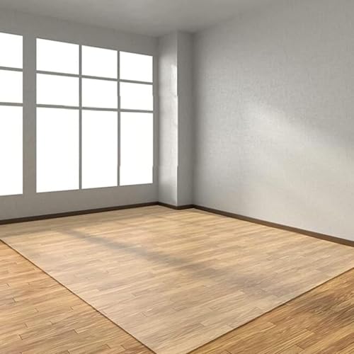 Bürostuhl Unterlage Versch.Bodenschutzmatte Transparent, 1.5mm Bürostuhlunterlage Drehstuhl Stuhlmatte,PVC Schreibtischstuhl Matte Für Harter Boden Parkett Bodenmatte(24x32in/60x80cm) von Generisch