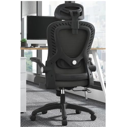 Bürostuhl aus Netzstoff, ergonomisches Design, verstellbares Lendenkissen, Drehstuhl, Armlehnen, Bürostuhl, mehrere farbige Rahmen von Generisch