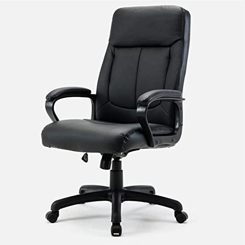 Bürostuhl mit hoher Rückenlehne, PU-Leder, Drehstuhl mit Armlehne von Generisch