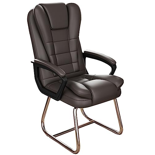 Bürostuhl mit hoher Rückenlehne, ergonomischer Schreibtischstuhl im Rennstil mit bogenförmiger Basis, Doppelsitzkissen und Stoffdesign für Gaming, Büro oder Konferenzraum, Braun Bürostuhl mit hoher Rückenlehne, ergonomischer Schreibtischstuhl im Rennstil mit bogenförmiger Basis, Doppelsitzkissen und Stoffdesign für Gaming, Büro oder Konferenzraum, Braun von Generisch