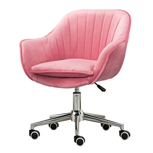 Bürostuhl mit mittlerer Rückenlehne und Samtkissen und Lendenwirbelstütze, ergonomisches Design für Zuhause oder Büro Bürostuhl mit mittlerer Rückenlehne und Samtkissen und Lendenwirbelstütze, ergonomisches Design für Zuhause oder Büro von Generisch