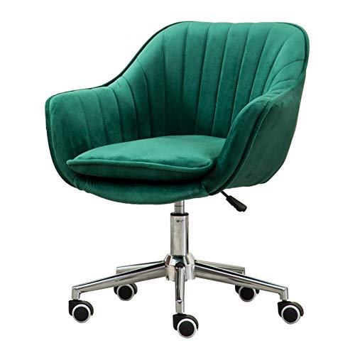 Bürostuhl mit mittlerer Rückenlehne und Samtkissen und Lendenwirbelstütze, ergonomisches Design für Zuhause oder Büro Bürostuhl mit mittlerer Rückenlehne und Samtkissen und Lendenwirbelstütze, ergonomisches Design für Zuhause oder Büro von Generisch