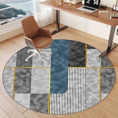 Bürostuhlmatte für Hartholzböden, runde Gaming-Stuhlmatte für Teppichböden, Schreibtischstuhl-Matte, Mehrzweck-Hartbodenschutz für Zuhause und Büro, rutschfest, kratzfest Bürostuhlmatte für Hartholzböden, runde Gaming-Stuhlmatte für Teppichböden, Schreibtischstuhl-Matte, Mehrzweck-Hartbodenschutz für Zuhause und Büro, rutschfest, kratzfest von Generisch