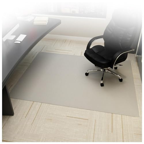 Bürostuhlmatte für Teppiche, leicht zu gleiten, rutschfeste Unterseite, leicht zu reinigen, Bodenschutz, strapazierfähige Schreibtischunterlage für Zuhause und Büro, 120 x 150 cm, Beige Bürostuhlmatte für Teppiche, leicht zu gleiten, rutschfeste Unterseite, leicht zu reinigen, Bodenschutz, strapazierfähige Schreibtischunterlage für Zuhause und Büro, 120 x 150 cm, Beige von Generisch
