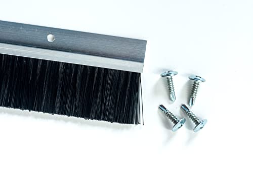 Bürstendichtung Alu-h-Profil mit Löcher Fensterdichtung Fliegendichtung- 90cm Bürstendichtung Alu-h-Profil mit Löcher Fensterdichtung Fliegendichtung- 90cm von Generisch