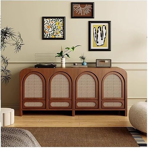 Buffetschrank, französischer antiker Stil, Essschrank, Rattan-Holz, Vintage-Eingangsschrank, Wohnzimmer, Aufbewahrungsschrank, dekorativer Schrank, Aufbewahrung, Teeschrank, Buffet, Sideboard, vier Buffetschrank, französischer antiker Stil, Essschrank, Rattan-Holz, Vintage-Eingangsschrank, Wohnzimmer, Aufbewahrungsschrank, dekorativer Schrank, Aufbewahrung, Teeschrank, Buffet, Sideboard, vier von Generisch