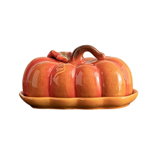 Buttergericht - Kürbisbuttergericht Mit Deckel | Keramik -Snack -Tablett & Food -Halter | Dekoratives Herbst -Herzstück Für Halloween & Thanksgiving | Mehrzweckküchenarbeitsplatte Try -Käse, Buter, Ob Buttergericht - Kürbisbuttergericht Mit Deckel | Keramik -Snack -Tablett & Food -Halter | Dekoratives Herbst -Herzstück Für Halloween & Thanksgiving | Mehrzweckküchenarbeitsplatte Try -Käse, Buter, Ob von Generisch
