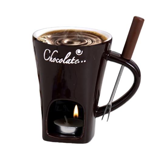 Butterwärmer, Teelicht-Schmelztopf für Süßigkeiten und Schmelztopf für Schokolade, Schokoladen-Fondue-Tassen-Set – Fondue-Tasse, Keramik, Hot Pot Schokolade Schmelzbecher Butterwärmer, Teelicht-Schmelztopf für Süßigkeiten und Schmelztopf für Schokolade, Schokoladen-Fondue-Tassen-Set – Fondue-Tasse, Keramik, Hot Pot Schokolade Schmelzbecher von Generisch