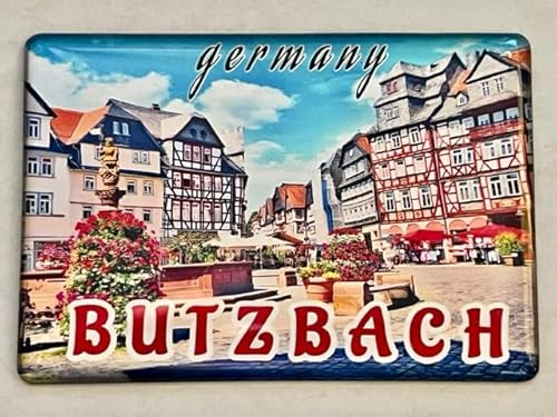 Butzbach Magnet Butzbach Hessen Deutschland Butzbach Souvenir Butzbach Kühlschrankmagnet Butzbach Fridge Magnet von Generisch