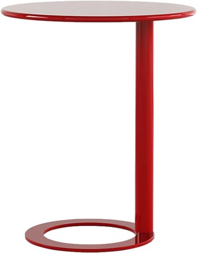 C-förmiger Beistelltisch – moderner Couchtisch für Wohnzimmer und Schlafzimmer, einfaches Beistelltisch-Design, gleitet unter der Couch für einfachen Zugang von Generisch