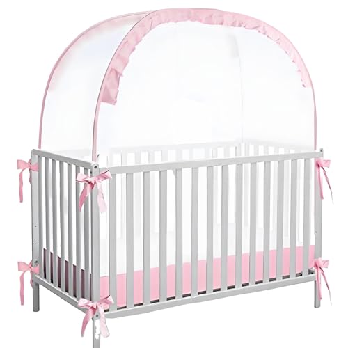 COT -Zelt - 70x130x140cm Crib Mesh | Katzennetz Für COT | Reise Nach Hause Kinderkrippe Cover, Um Das Baby Davon Abzuhalten, Auszuklettern | Mesh Protection Bett Easy Setup Für Kinderzimmer Kinderschu COT -Zelt - 70x130x140cm Crib Mesh | Katzennetz Für COT | Reise Nach Hause Kinderkrippe Cover, Um Das Baby Davon Abzuhalten, Auszuklettern | Mesh Protection Bett Easy Setup Für Kinderzimmer Kinderschu von Generisch