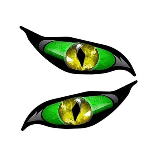 Caat Eye Aufkleber Auto – Spiegel Katze Gruselige Augen Aufkleber | Reflektierende Caat Eye Aufkleber | Auto Böser Blick Aufkleber | Schreckliches Auge Reflektierender Auto-Aufkleber für Nachtfahrten Caat Eye Aufkleber Auto – Spiegel Katze Gruselige Augen Aufkleber | Reflektierende Caat Eye Aufkleber | Auto Böser Blick Aufkleber | Schreckliches Auge Reflektierender Auto-Aufkleber für Nachtfahrten von Generisch