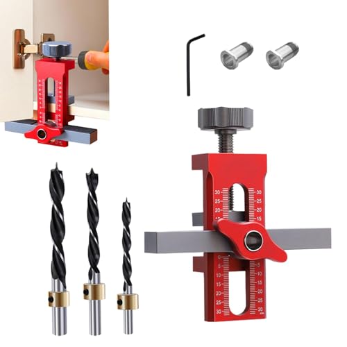 Cabinet Hardware Jig, Mounting Jig Positioning Tool, Professional Cabinet Hardware Jig, Mounting Jig Tool for Accurate Cabinet Installation, Woodworking Drill Guide for Perfect Hardware Alignment Cabinet Hardware Jig, Mounting Jig Positioning Tool, Professional Cabinet Hardware Jig, Mounting Jig Tool for Accurate Cabinet Installation, Woodworking Drill Guide for Perfect Hardware Alignment von Generisch
