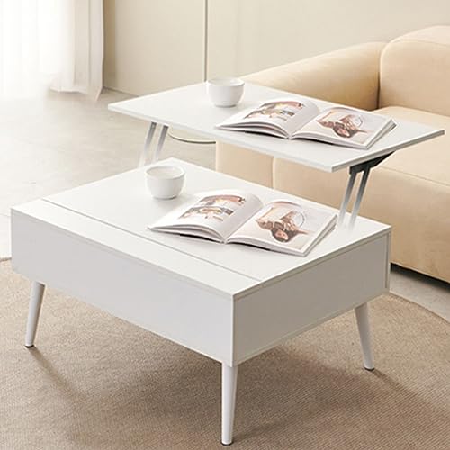 Cabrio Lift Top Kaffee zum Esstisch Höhenverstellbar mit 4 Metallbeinen für platzsparendes Wohnzimmer Cabrio Lift Top Kaffee zum Esstisch Höhenverstellbar mit 4 Metallbeinen für platzsparendes Wohnzimmer von Generisch