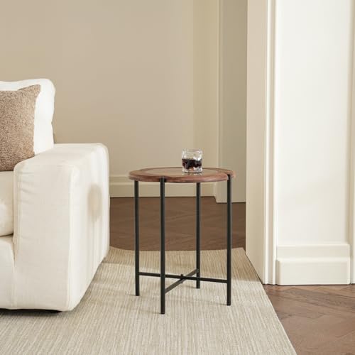 Cagnolier Beistelltisch,Couchtisch aus gehärtetem Glas,modern in Vierblättriges Kleeblatt Design,glastisch Wohnzimmer Coffee Table Wohnzimmer- und Bürotisch Walnussfarben 45x45x55cm Cagnolier Beistelltisch,Couchtisch aus gehärtetem Glas,modern in Vierblättriges Kleeblatt Design,glastisch Wohnzimmer Coffee Table Wohnzimmer- und Bürotisch Walnussfarben 45x45x55cm von Generisch