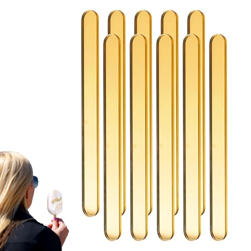 Cakesicle Sticks | Acryl Cake Pop Form Spiegel Ice Pop Sticks |10 Stück zum Selbermachen zum Backen von Kuchen, Schokoladenlutschern, Marshmallows Cakesicle Sticks | Acryl Cake Pop Form Spiegel Ice Pop Sticks |10 Stück zum Selbermachen zum Backen von Kuchen, Schokoladenlutschern, Marshmallows von Generisch