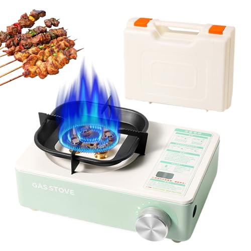 Camp Stove,Camping Burner Stove With Carrying Case | 6000W High Power Outdoor Cooking Equipment For Expedition Hiking Mountaineering Picnic Travel von Generisch