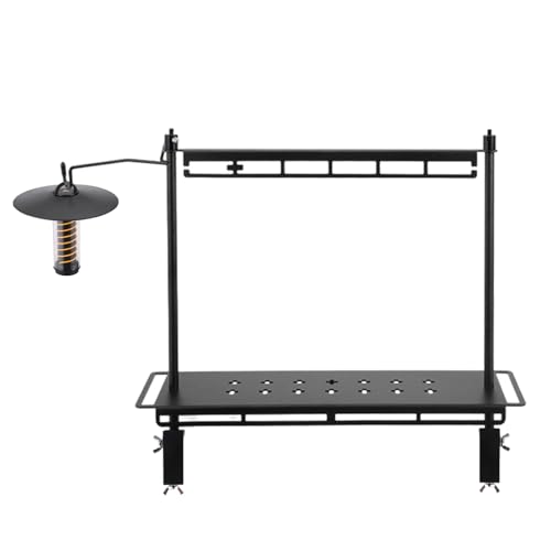 Camping -Lagerregal - faltbares Utility -, kompakter Picknicktisch, Leichter Kochständer | Langlebige Aluminium mehrstufige Konstruktion, integrierte Laterne-Anhang Outdoor zubereit Camping -Lagerregal - faltbares Utility -, kompakter Picknicktisch, Leichter Kochständer | Langlebige Aluminium mehrstufige Konstruktion, integrierte Laterne-Anhang Outdoor zubereit von Generisch