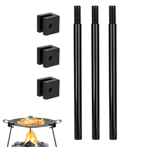 Camping -Stativgrill - rostbeständiger Rahmen, Schnellmontagesystem | Langlebiger Holzkohlegrill mit Drehhaken ideal für und Abenteurer, die eine einfache Einrichtung und kompakte Aufbewahrung von Generisch