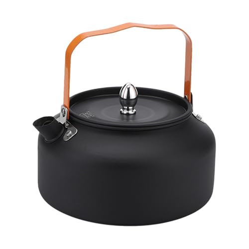 Camping Wasserkocher für kochendes Wasser | Wasserkessel Camping Wasserkocher - 304 Edelstahl Lagerfeuer Kessel Campingkaffeekanne 1,6L Tragbarer Rucksackkessel Camping Teekanne Camping Wasserkocher für kochendes Wasser | Wasserkessel Camping Wasserkocher - 304 Edelstahl Lagerfeuer Kessel Campingkaffeekanne 1,6L Tragbarer Rucksackkessel Camping Teekanne von Generisch