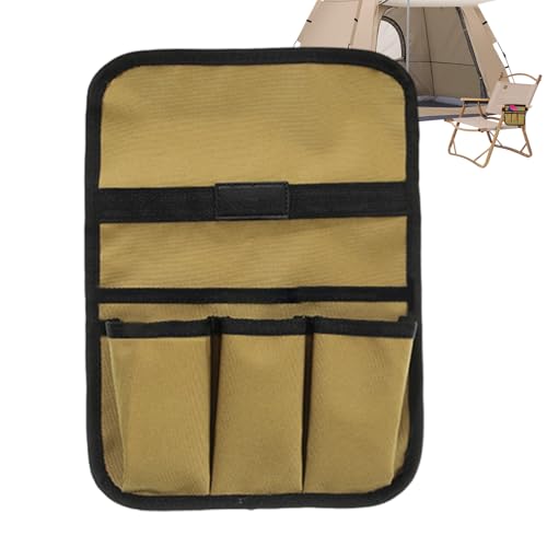 Campingstuhl-Aufbewahrung - Rollstuhl-Aufbewahrungstasche | Doppellagiger Camping-Armlehnen-Aufbewahrungstaschen-Organizer,tragbare Strandkorb-Seitentasche, Rasenstuhl-Getränkehalter Für Mobiltelefone Campingstuhl-Aufbewahrung - Rollstuhl-Aufbewahrungstasche | Doppellagiger Camping-Armlehnen-Aufbewahrungstaschen-Organizer,tragbare Strandkorb-Seitentasche, Rasenstuhl-Getränkehalter Für Mobiltelefone von Generisch