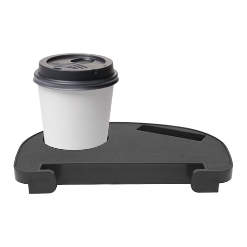 Campingstuhl-Seitentablett – Tragbarer Liegestuhl-Tischbefestigung, Clp auf Aufbewahrungshalter für Tasse, Tablet, Buch, Sonnenliege, Campingstuhl, Tablett-Organizer, robuster Beistelltisch für den von Generisch