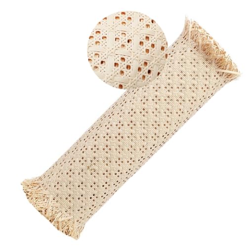 Cane Gurtband-Rolle – Rattan-Blatt für Möbelreparatur, DIY-Stuhl- und Schrankrohrmaterial, natürliche Netzplatten für Heimprojekte von Generisch