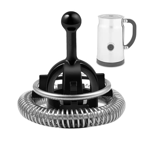 Cappuccino Maker Whisk Frother - Milchstärker Ersatzteile | Multifunktional Coffee Machine Lerator Für Kaffeesmilch Latte Und Cappuccino, Edelstahl -Bestandsstreitigkeits -Rumpfhäuschen, Einfach - von Generisch
