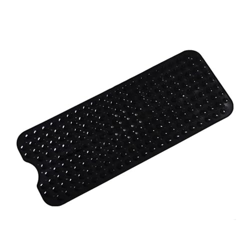 Cartoon PVC Bath Mat Shower Pad with Suction Cups, Soft Massage Bathroom Carpet for Kids, Multi-Color(100cm Black) von Generisch