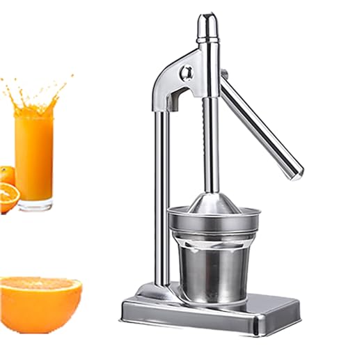 Cast Iron Juicer Hand Press - Manual Juicer Hand Press, Stainless Steel Lemon Squeezer, for Fresh Lemonade Orange Juice, Easy to Clean, Home and Kitchen. (Natural) von Generisch