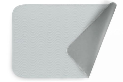 Castejo Inkontinenzauflage, Matratzenschutz, Matratzenschoner, wasserdicht & waschbar Farbe grau/hellgrau Größe 75x90cm Castejo (10) von Generisch