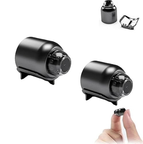 Cat Eye Kamera, Beliebte Home Cat Eye Kamera, Mini Wireless Wifi Magnetische Sicherheitskamera 1080p HD Kleine Geheimnis, Tragbare Mikro-Überwachungskamera, Nachtsichtkamera für Home Office Auto (2 von Generisch