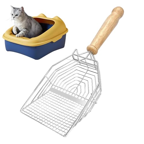 Cat Litter Shovel, Litters Box Sifter, Ergonomic Animal Waste Spade, 11.57x4.53x2.2 Inches Sturdy Cleaning Tool, Cat Scooper for Quick Maintenance, Hard to Reach Spots Cat Litter Shovel, Litters Box Sifter, Ergonomic Animal Waste Spade, 11.57x4.53x2.2 Inches Sturdy Cleaning Tool, Cat Scooper for Quick Maintenance, Hard to Reach Spots von Generisch