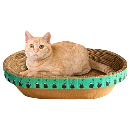 Cat Scratcher, Cat Furniture Rest Spot, 19.69x14.57x3.54 Inches Spacious Resting Design, Kitten Cardboard for Study Corner, Serene Bedroom, Elegant Living Room, Balcony Retreat Cat Scratcher, Cat Furniture Rest Spot, 19.69x14.57x3.54 Inches Spacious Resting Design, Kitten Cardboard for Study Corner, Serene Bedroom, Elegant Living Room, Balcony Retreat von Generisch