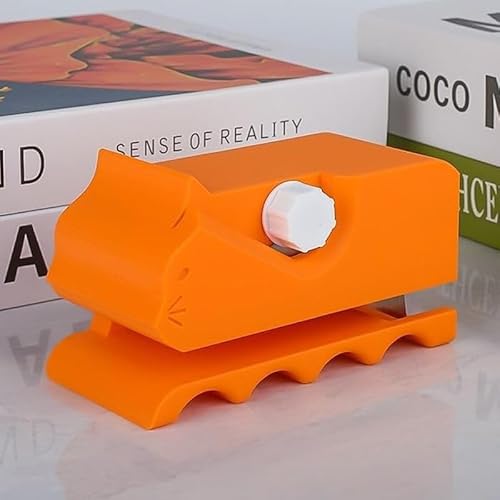 Cat Scratching Post Cardboard Cutting Machine, Cardboard Cutting Machine, Professional Heavy Duty cat Scratching Post, 3D Printed cat Scratching Post (orange) von Generisch