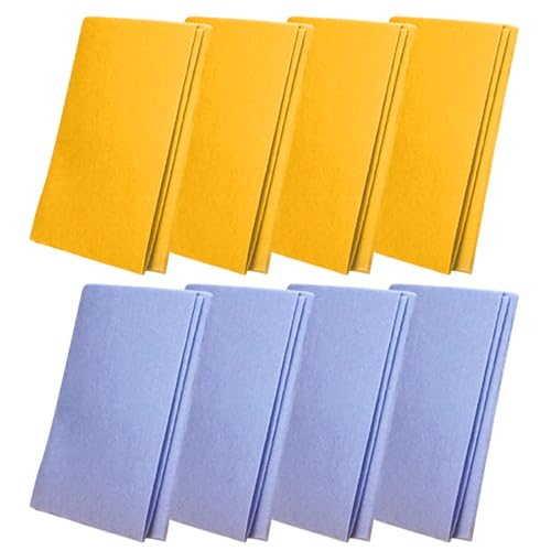 Chamois Leder Tuch | 8 Stück Auto Trocknung Shammy | Weiches Wiederverwendbares Wischtuch Ohne Flecken Streifen Und Kratzer | Für LKW Boote Badezimmer Haustiere Chamois Leder Tuch | 8 Stück Auto Trocknung Shammy | Weiches Wiederverwendbares Wischtuch Ohne Flecken Streifen Und Kratzer | Für LKW Boote Badezimmer Haustiere von Generisch