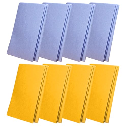 Chamois Leder Tuch - 8 Stück Autowäsche Waschleder - Weiches Wiederverwendbares Wischtuch Ohne Flecken Streifen Und Kratzer - Für Badezimmer Wohnmobile Boote Haustiere Chamois Leder Tuch - 8 Stück Autowäsche Waschleder - Weiches Wiederverwendbares Wischtuch Ohne Flecken Streifen Und Kratzer - Für Badezimmer Wohnmobile Boote Haustiere von Generisch