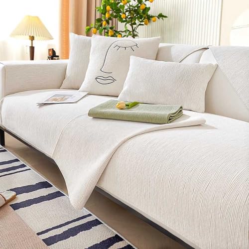 Chenille-Sofabezug mit Nadelstreifen, Haustierschutz für Ecksofas und stilvolle Möbel, leicht zu reinigen, perfekt für Haushalte mit Haustieren Chenille-Sofabezug mit Nadelstreifen, Haustierschutz für Ecksofas und stilvolle Möbel, leicht zu reinigen, perfekt für Haushalte mit Haustieren von Generisch