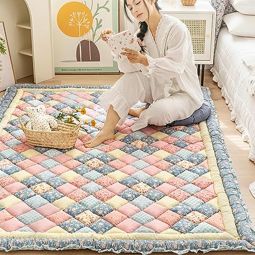 Chic Japanische Futon-Matratze, Doppelbettgröße, 70 x 150 cm, dicke, faltbare Isomatte mit rutschfester Unterseite, für Camping, Wohnheim, Jungen und Mädchen, ideale Gartendekoration Chic Japanische Futon-Matratze, Doppelbettgröße, 70 x 150 cm, dicke, faltbare Isomatte mit rutschfester Unterseite, für Camping, Wohnheim, Jungen und Mädchen, ideale Gartendekoration von Generisch