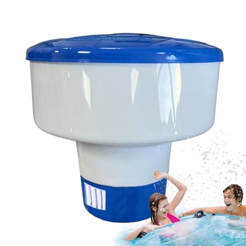 Chlor Floater Pool Schwimmender Spender, Einstellbare Pool Chlortabletten Granulat Spender Floater Zubehör Spender für Schwimmen Paddling Lazy Spa Wasserparks von Generisch