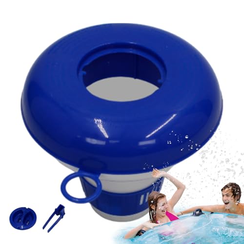 Chlor Floater Pool Schwimmender Spender, Einstellbare Pool Chlortabletten Granulat Spender Floater Zubehör Spender für Schwimmen Paddling Lazy Spa Wasserparks Chlor Floater Pool Schwimmender Spender, Einstellbare Pool Chlortabletten Granulat Spender Floater Zubehör Spender für Schwimmen Paddling Lazy Spa Wasserparks von Generisch