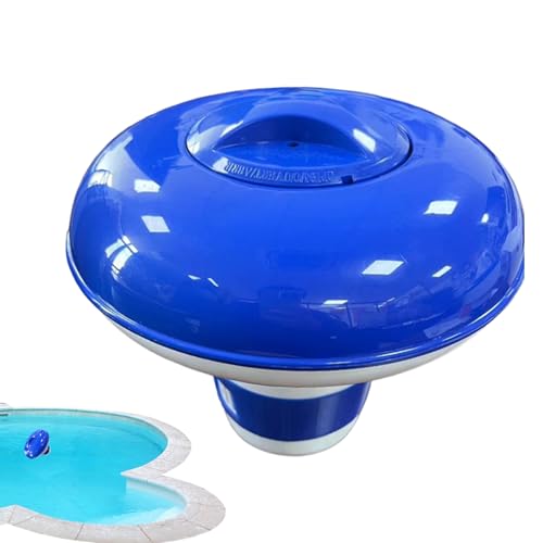 Chlor Floater Pool Schwimmender Spender, Einstellbare Pool Chlortabletten Granulat Spender Floater Zubehör Spender für Schwimmen Paddling Lazy Spa Wasserparks von Generisch