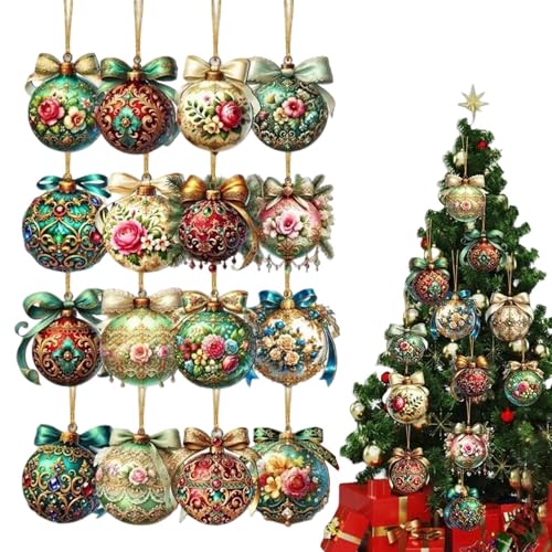 Christbaumkugeln | 18 Stücke Festdekoration Holzanhänger | Christbaumkugel Deko für Haus Party Tisch Weg Garten Kamin Geländer Fenster Girlande Treppe Familie - Girlande Fenster Party Zuhause Festlich Christbaumkugeln | 18 Stücke Festdekoration Holzanhänger | Christbaumkugel Deko für Haus Party Tisch Weg Garten Kamin Geländer Fenster Girlande Treppe Familie - Girlande Fenster Party Zuhause Festlich von Generisch