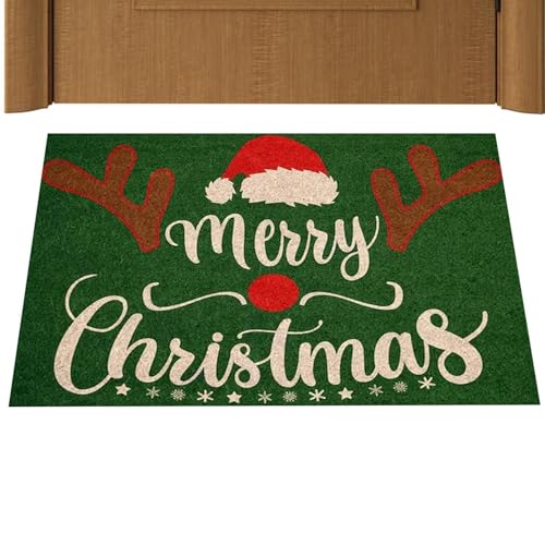 Christmas Front Door Mat | Rutschfester Weihnachts Türvorleger Für Draußen | Badezimmer Matte Für Thanksgiving Geburtstag Zuhause Garten Büros Schülerwohnheim Wohnung Party | Büro Garten Deko Christmas Front Door Mat | Rutschfester Weihnachts Türvorleger Für Draußen | Badezimmer Matte Für Thanksgiving Geburtstag Zuhause Garten Büros Schülerwohnheim Wohnung Party | Büro Garten Deko von Generisch