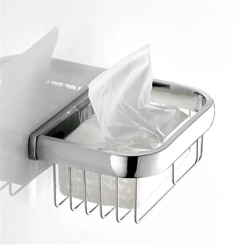 Chrom poliert Badzubehör Seifenhalter Handtuchhalter Handtuchhalter gebürstet Halter Handtuchring Toilettenpapierhalter Papierhalter Korb von Generisch