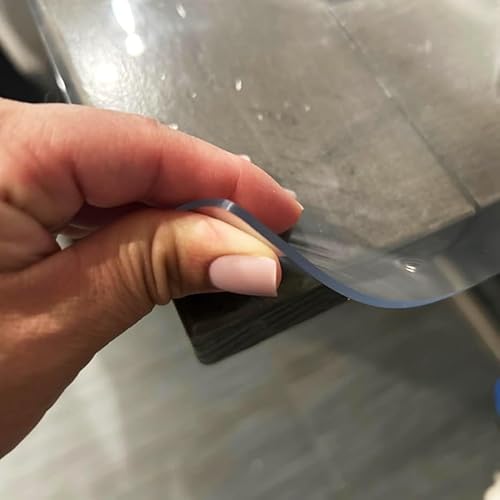 ClearTable Abdeckfolie, 2 mm dick, durchscheinend, mattiert, Kunststoff, strapazierfähig, 90 x 90 cm, transparenter Tischschutz für Zuhause und Büro ClearTable Abdeckfolie, 2 mm dick, durchscheinend, mattiert, Kunststoff, strapazierfähig, 90 x 90 cm, transparenter Tischschutz für Zuhause und Büro von Generisch